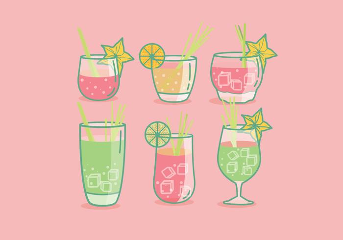 Lemongrass Drink Vector