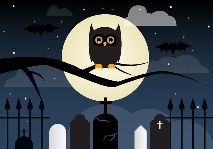 Halloween Vector Owl