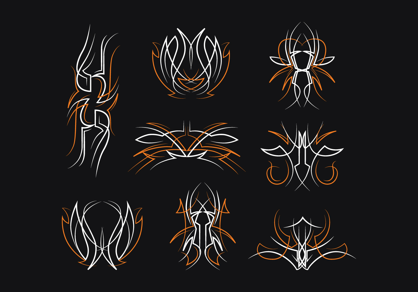 Download Free Pinstripes Vector Set for free.