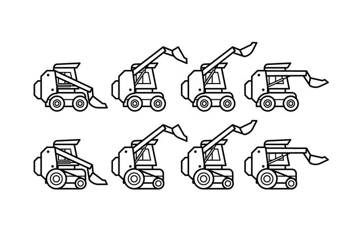 Free Skid Steer Vector Pack