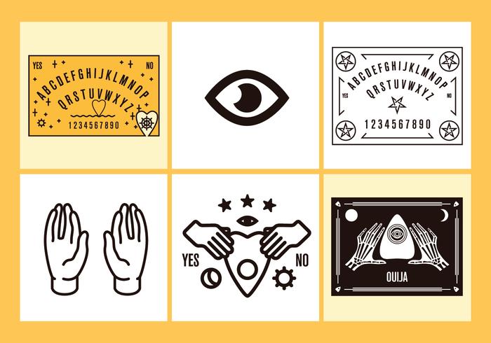 Ouija Vector Illustrations Ouija Vector Illustrations