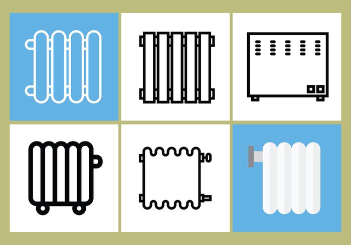 Radiator Vector Set 3 Radiator Vector Set 3