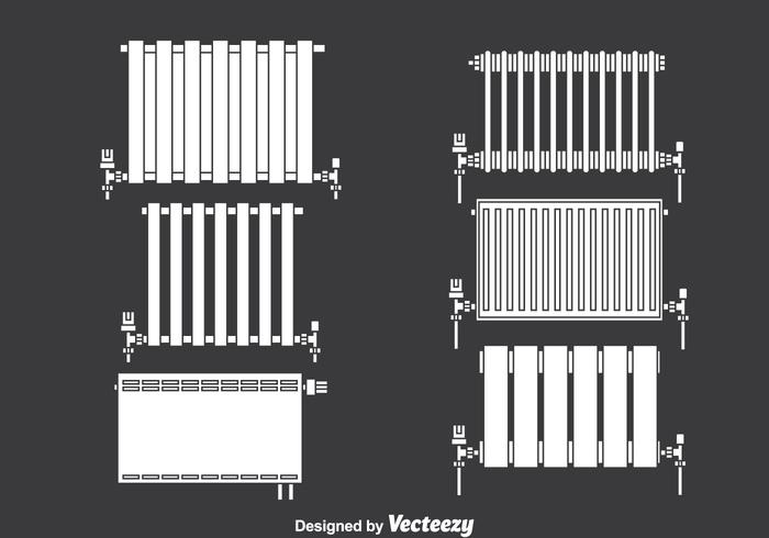 Radiation Icons Vector Set