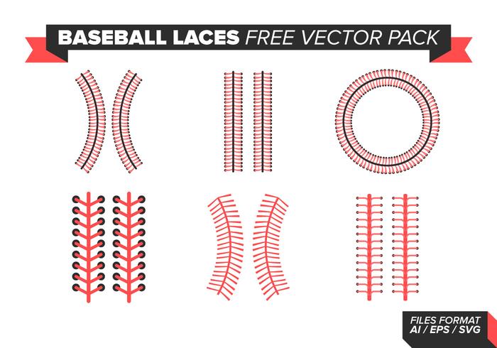 Baseball Laces Free Vector Pack Baseball Laces Free Vector Pack