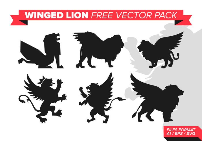 Winged Lion Free Vector Pack Winged Lion Free Vector Pack