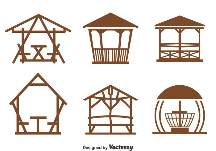 Gazebo Vector Colección