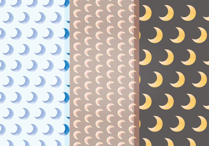 Vector Moon Patterns Vector Moon Patterns