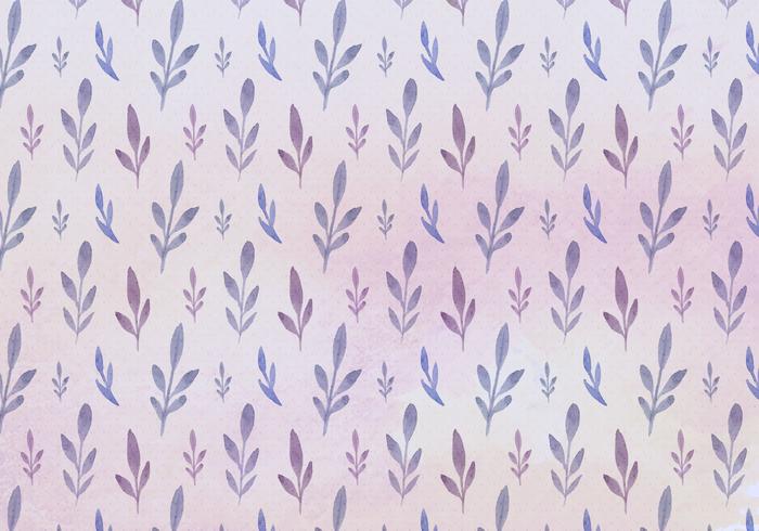 Free Vector Watercolor Leaves Pattern Free Vector Watercolor Leaves Pattern