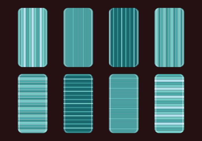 Teal Phone Case Striped Vectors