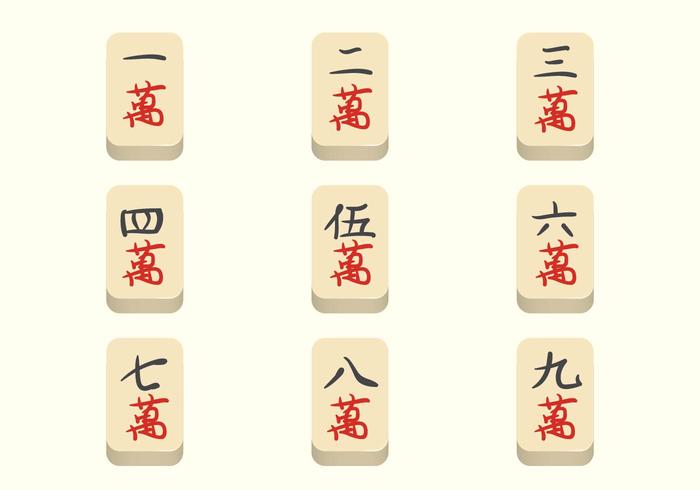 Vector libre de Mahjong