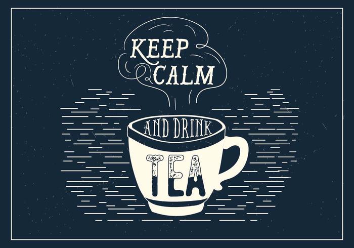 Tea Vector Typography