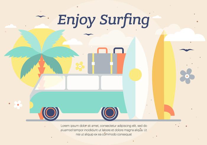 Free Surf Vector Background Free Surf Vector Background