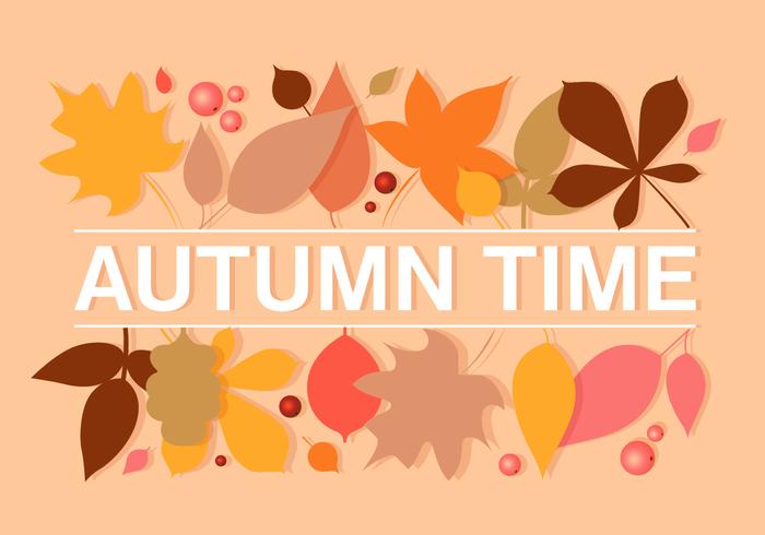 Autumn Leaves Vector Illustration