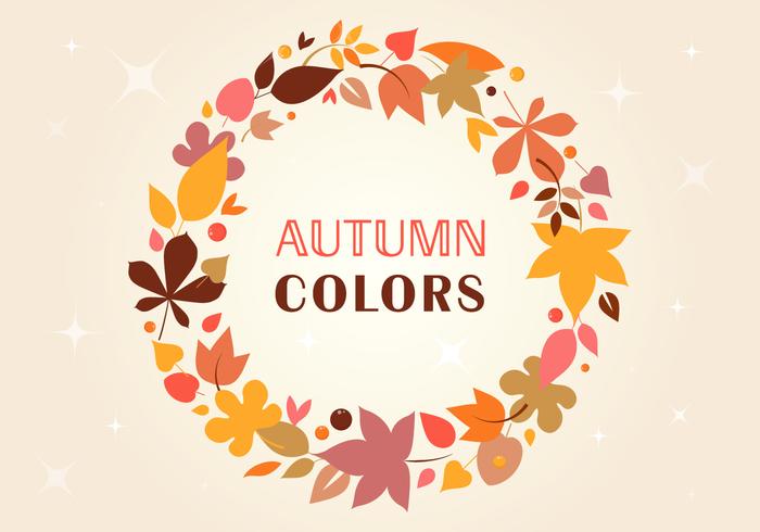 Autumn Vector wreath