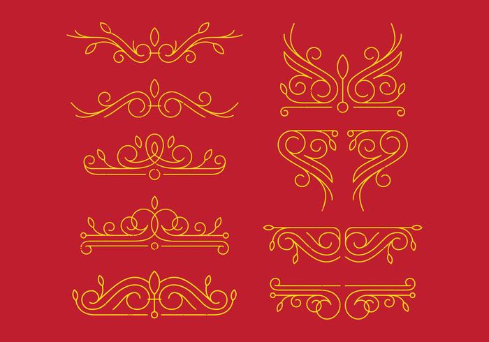 Victorian Ornaments vector