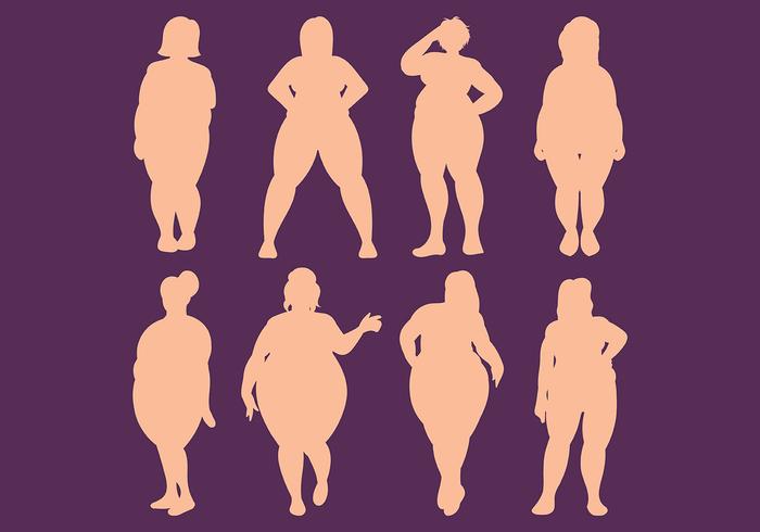 Free Fat Women Icons Vector