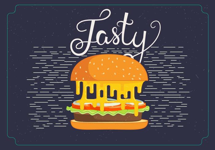 Vector Hamburger Illustration