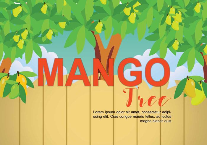 Mango Tree Illustration vector