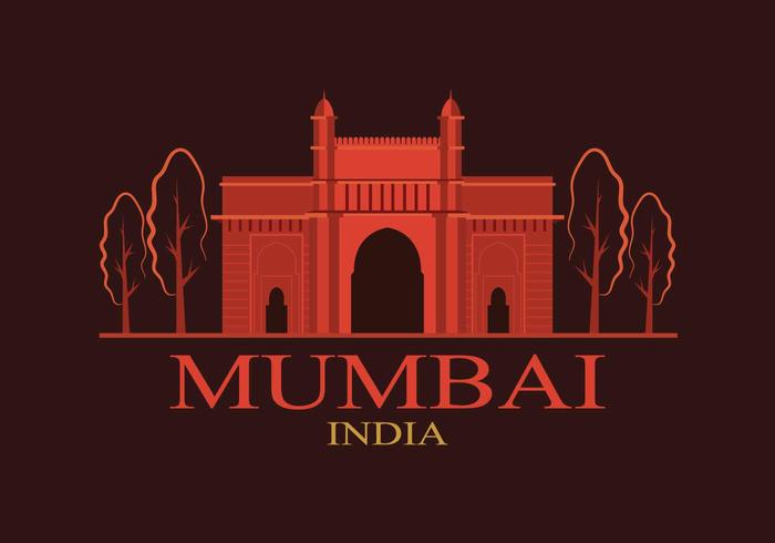 Ilustración libre de mumbai vector