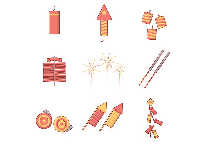 Firecrackers Vector