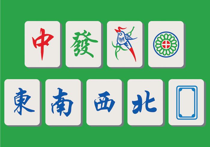 Baixar Vetor De Design De Padrão De Jogo Antigo Chinês Mahjong