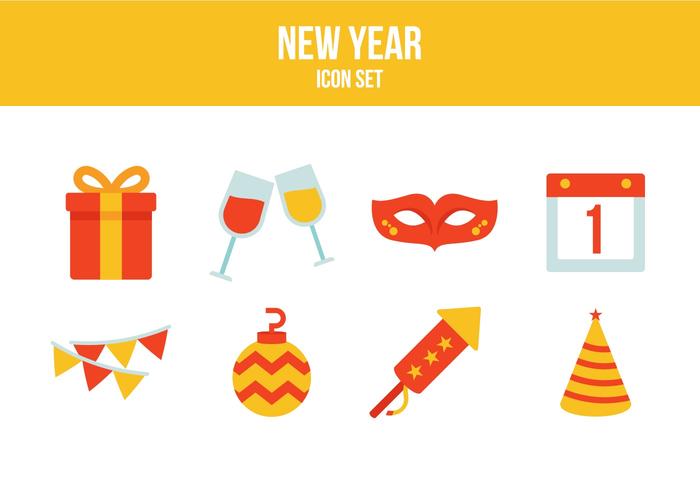 Free New Year Icons vector