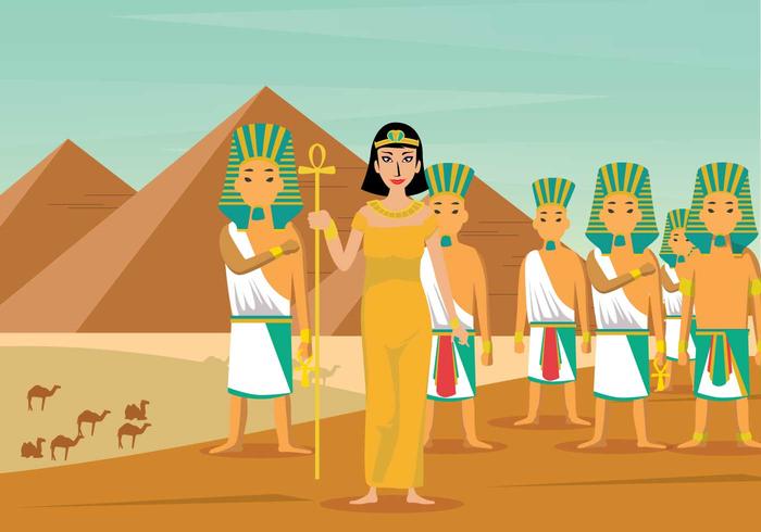 Ilustración libre de Cleopatra vector