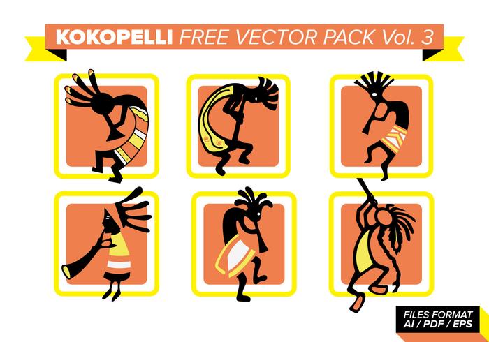 Kokopelli Free Vector Pack Vol. 3 Kokopelli Free Vector Pack Vol. 3
