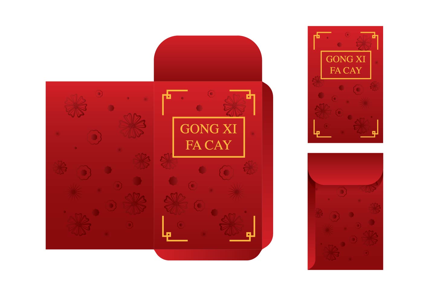 Free Red Packet Template Vector - Download Free Vectors, Clipart Graphics & Vector Art1400 x 980