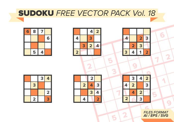 Sudoku Free Vector Pack Vol. 18 Sudoku Free Vector Pack Vol. 18