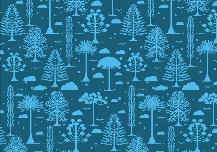 Araucaria Pattern Vector