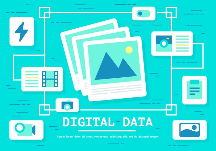 Free Digital Data Vector