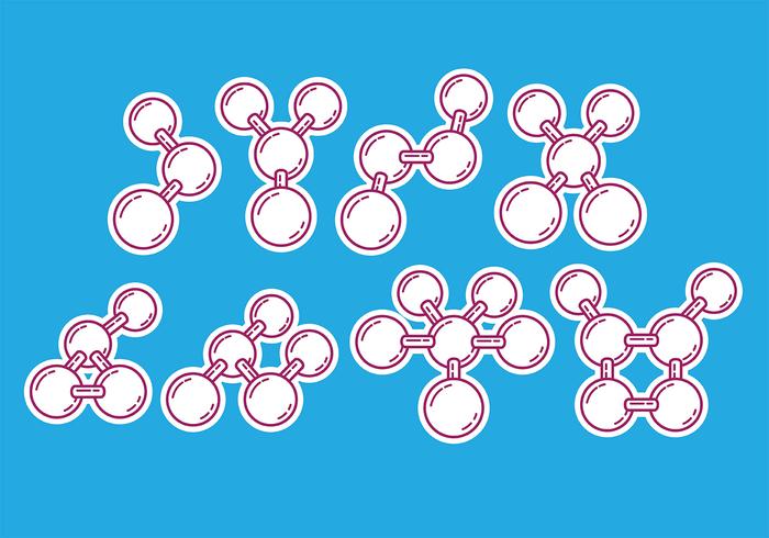 Atom Icons Vectors Atom Icons Vectors