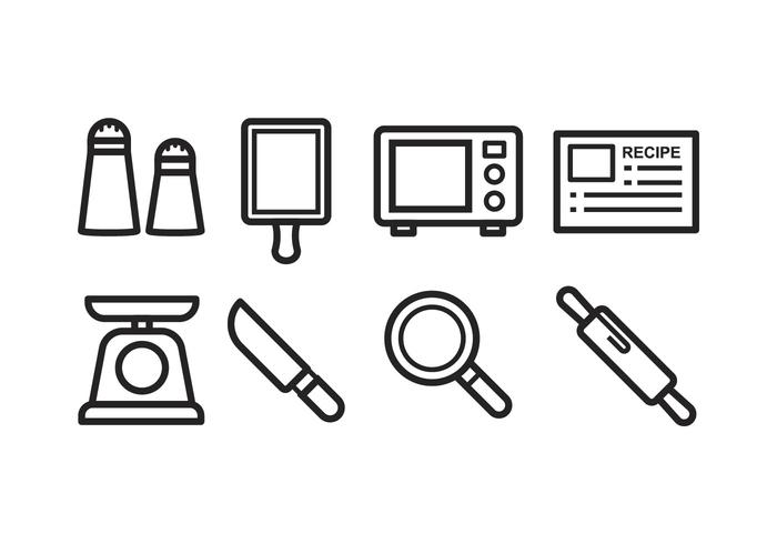 Free Cooking Icons vector