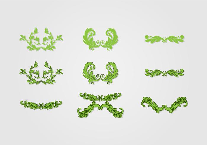 Acanthus Decorative Vector Art