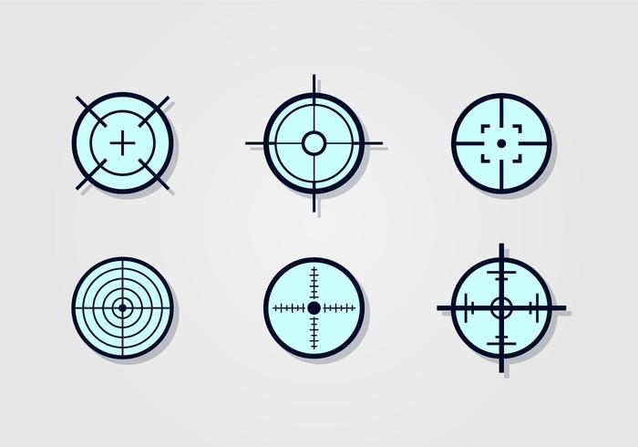 Laser Tag Target Vector Set