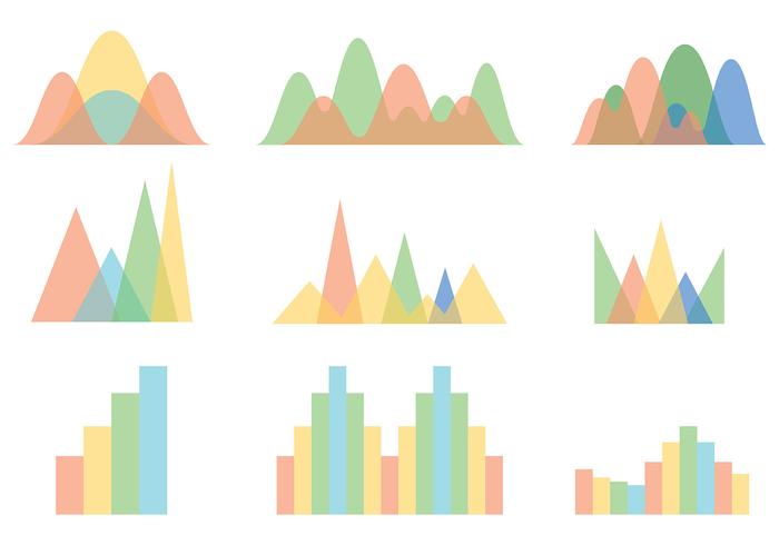 Free Bell Curve Icons Vector