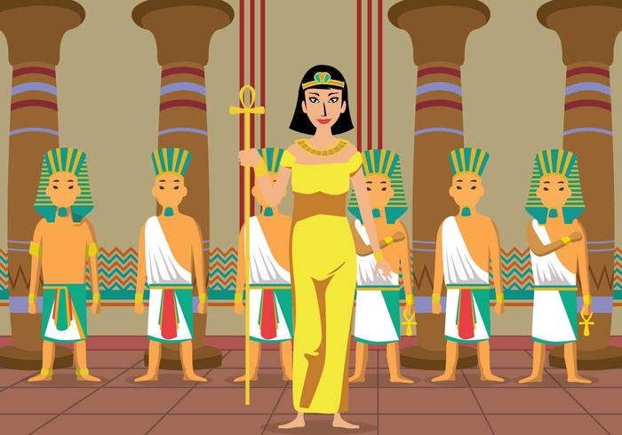 Ilustración libre de Cleopatra vector