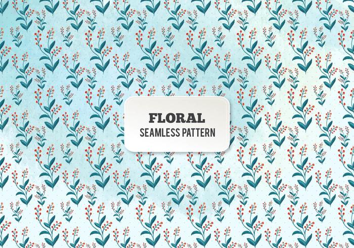 Free Vector Watercolor Floral Pattern