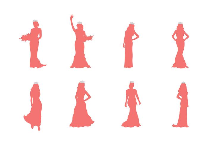 Pageant Silhouette Vector