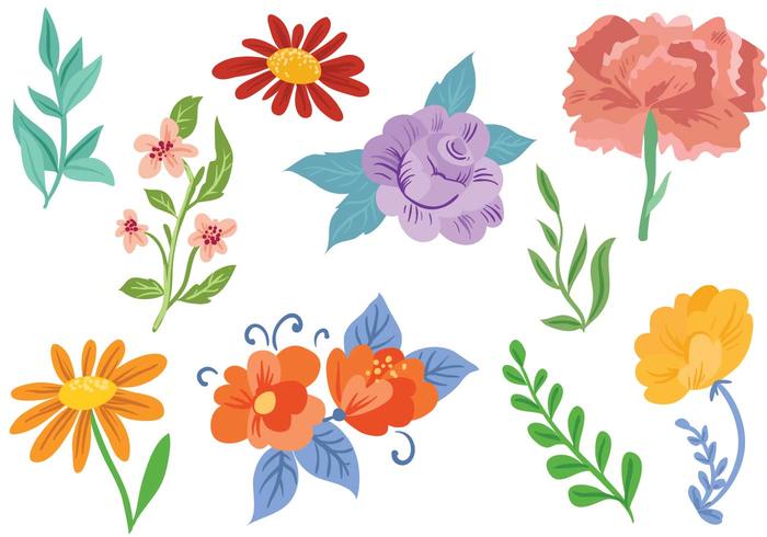 Free Flowers 2 Vectors