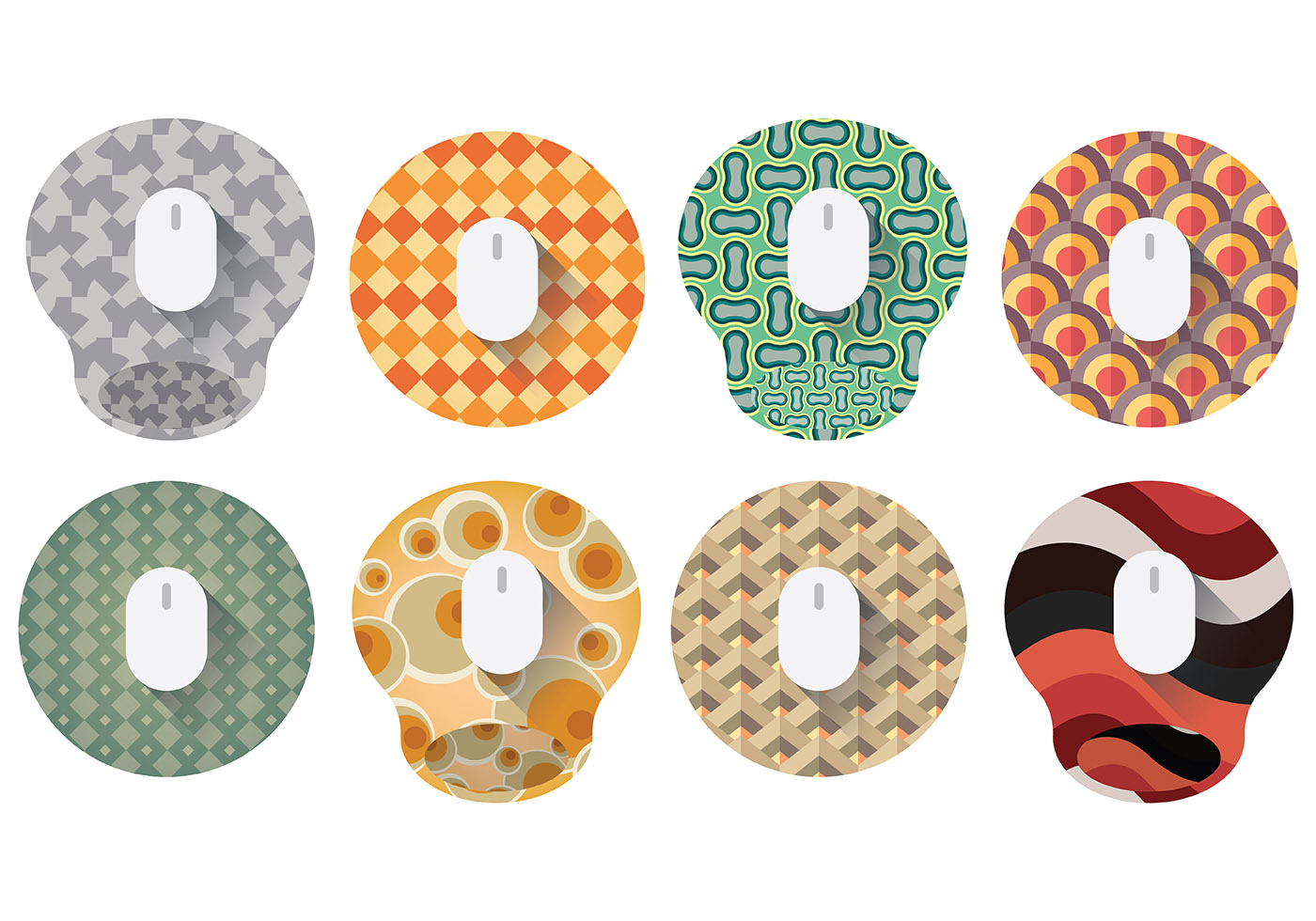 Free Mouse Pad Icons Vector 124864 - Download Free Vectors, Clipart