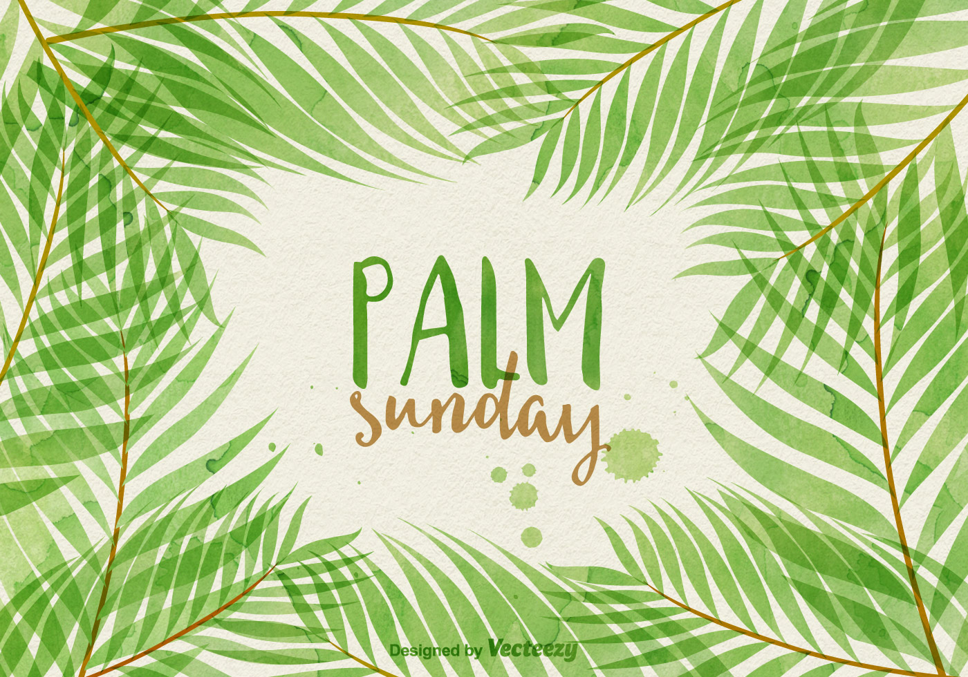 Palm Sunday Vector Illustration 124872 Vector Art at Vecteezy