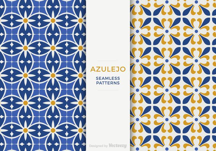 Azulejo Vector Pattern Set