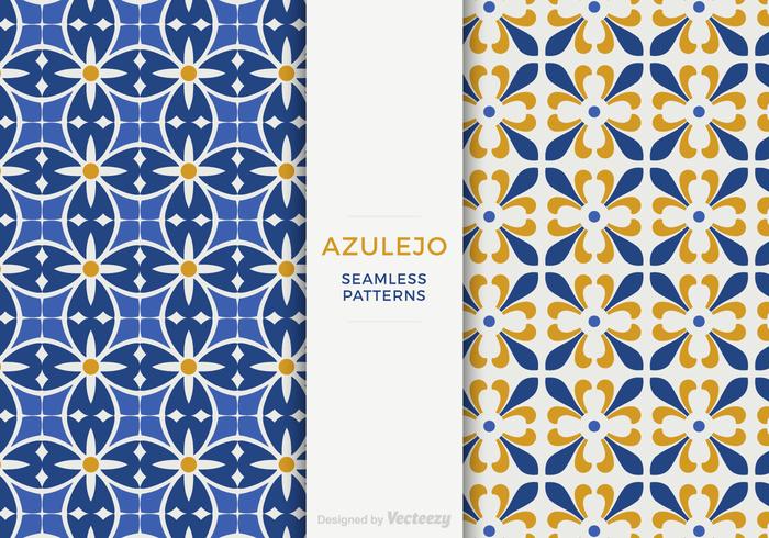 Azulejo Vector Pattern Set