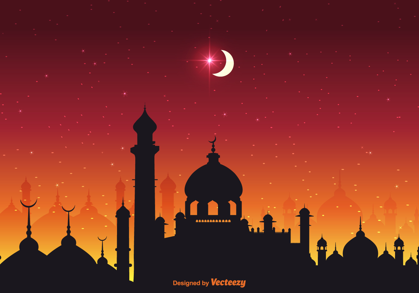 Arabian Nights Vector Background - Download Free Vector 