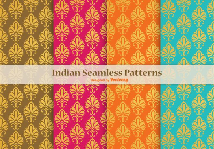 Indian Vector Seamless Patterns