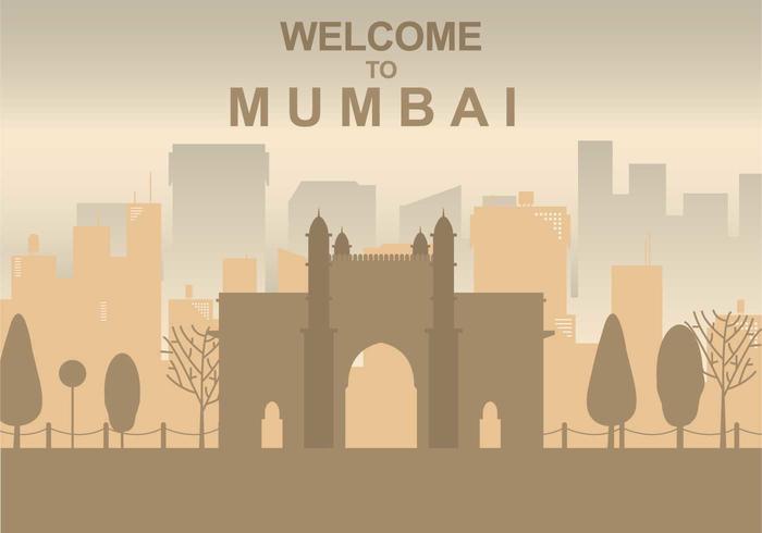 Ilustración libre de mumbai vector