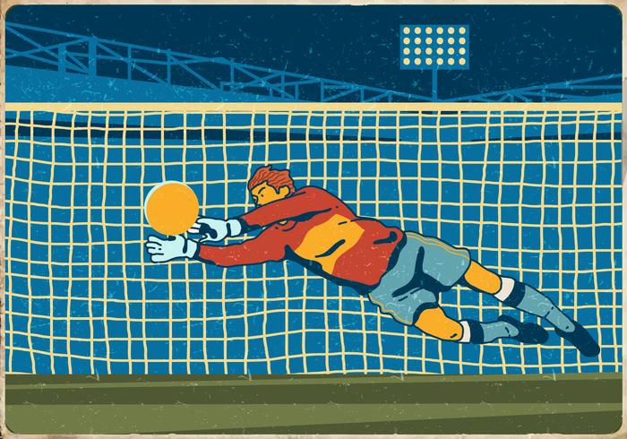 Soccer Goal Keeper vector