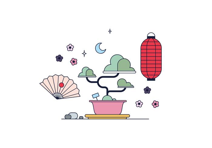 Free Bonsai Vector